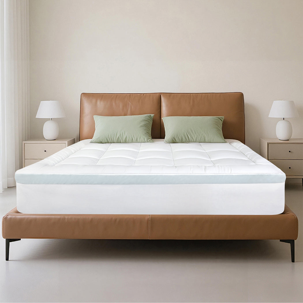 Dreamz Gel Memory Foam Mattress Topper 8cm Double Size-2006733414299996166
