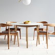 Levede Dining Table Round Rubberwood Base 120cm White 120 CM-2018816940402937862