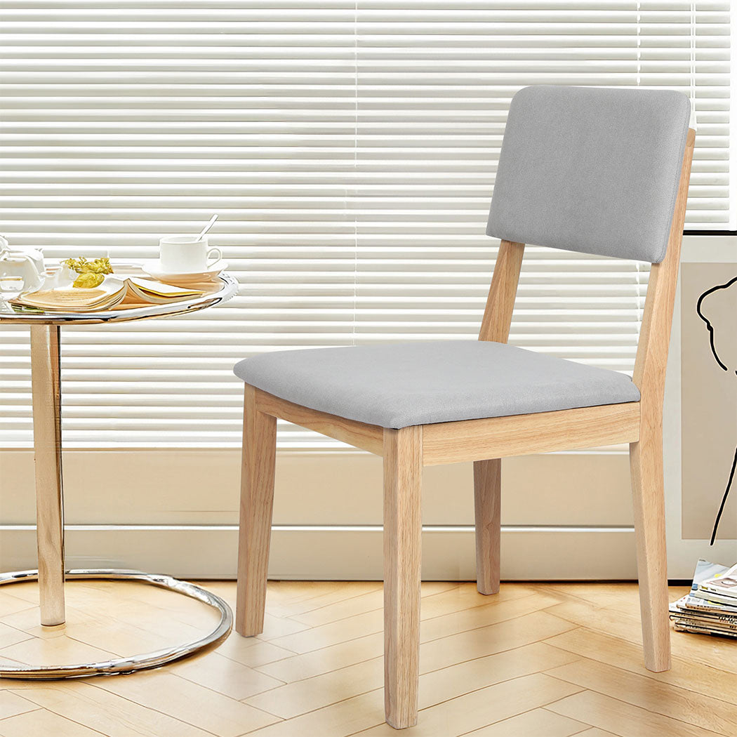 Levede 2x Dining Chair Armless Upholstered Seat-2006732686567280646