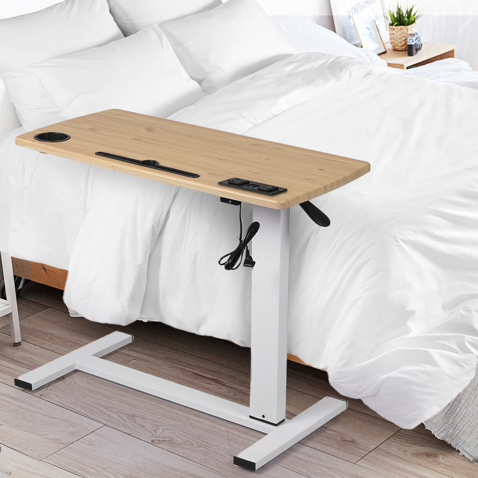 Levede Standing Desk Height Adjustable Oak-2006733138390290438