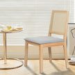 Levede 6XCane Dining Chair Rattan Armless Seat-2006732734734667782