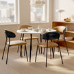 Levede 4x PU Leather Dining Chairs Kitchen Lounge-2006732800698486790