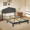 Levede Bed Frame Upholstered Platform Mattress Base Queen-2011971107007107078