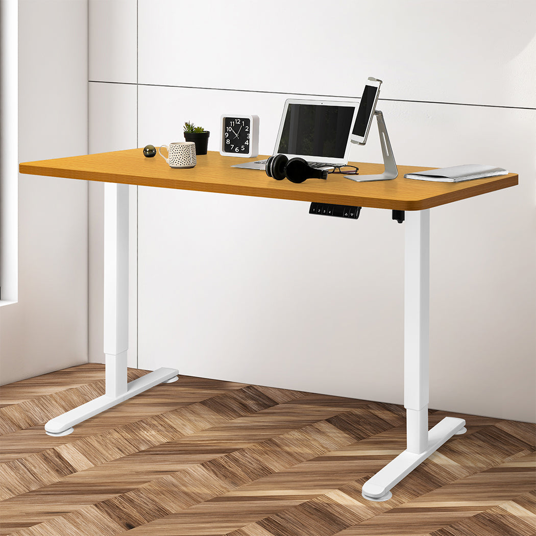 Levede Motorised Standing Desk Height 120cm Natural 800x 1.5MM-2018816928658886662