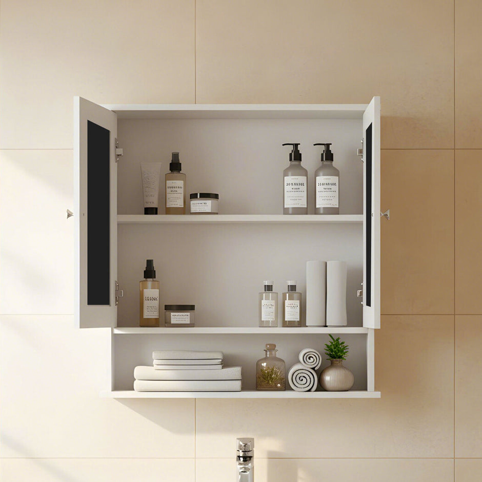 Levede Bathroom Mirror Cabinet Storage Cupboard Shelf-2011971103945265158