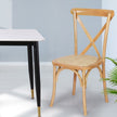 Levede 2X Dining Chairs Cross Back Chair-2006732835817394182