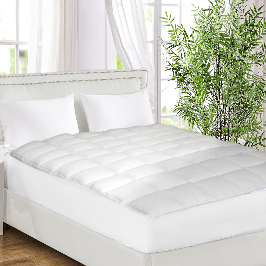 Dreamz Mattress Protector Luxury Topper Double-2006733100100489222