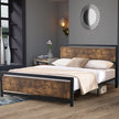 Levede Metal Bed Frame Mattress Base Double-2006733225120108551