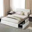 Levede Queen Bed Frame Tufted 4 Drawer-2006733226000912390
