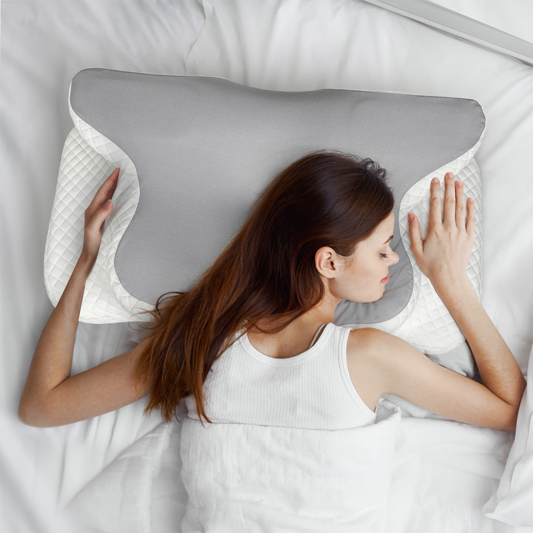 Dreamz Memory Foam Pillow Shoulder Neck Support-2006732703810064390