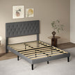 Levede Bed Frame Upholstered Platform Mattress Base Queen-2011971106671562758