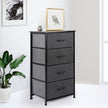 Levede Storage Cabinet Tower Chest Dark Grey-2018816826695356422