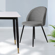 Levede 2x Dining Chairs Kitchen Cafe Black and White-2006733258737455110