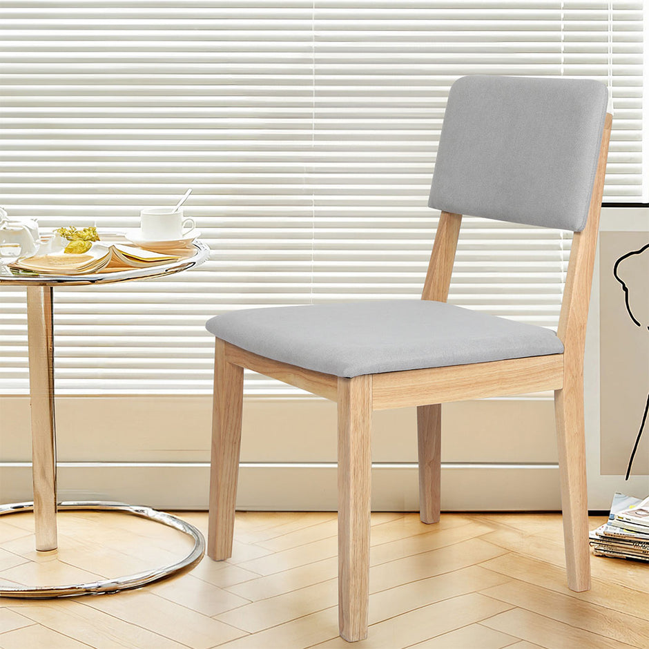 Levede Dining Chairs 6 Upholstered Kitchen Chair-2006732735825186822