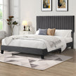 Levede Bed Frame Queen Size Mattress Grey-2018816929078317062