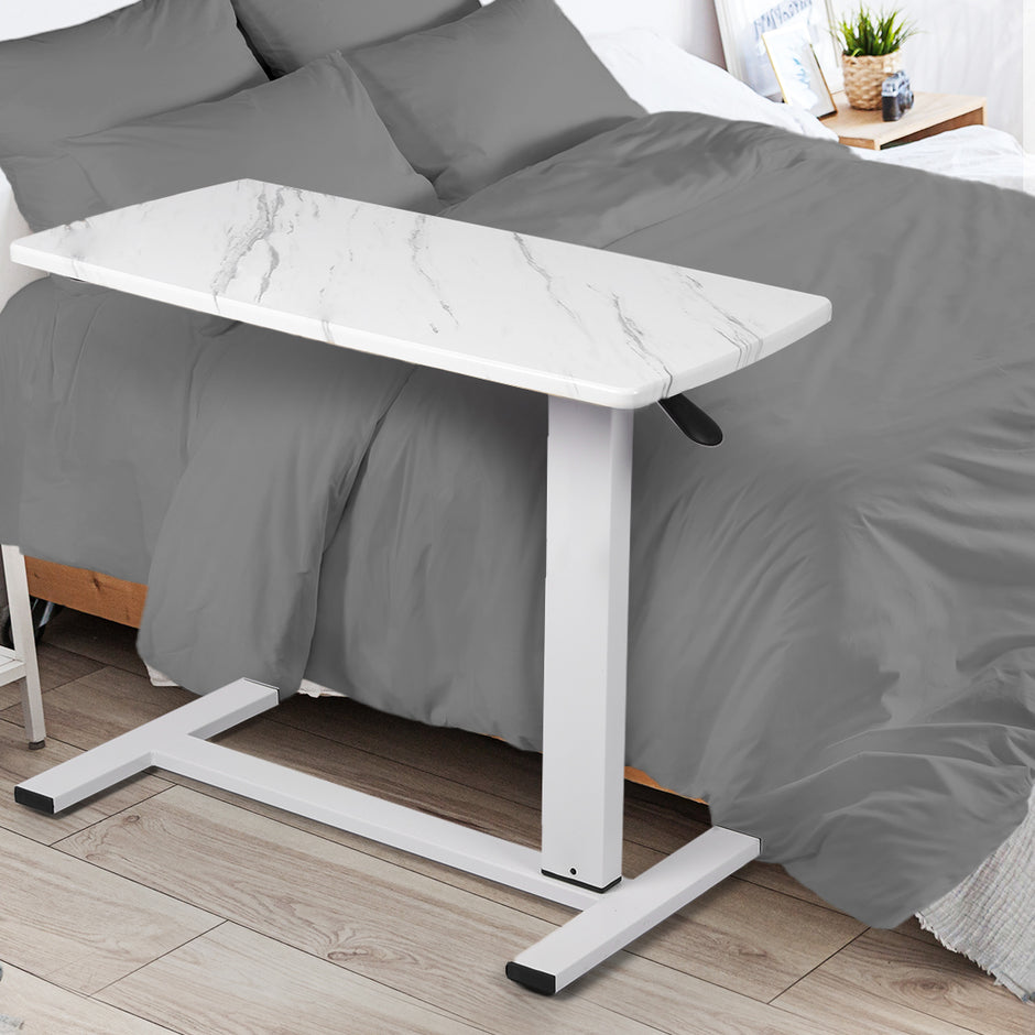 Levede Standing Desk Sofa Bed Side Table White No Slots-2006733138751000582