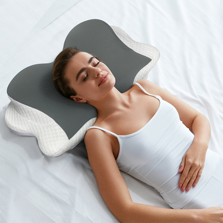 Dreamz Cervical Neck Pillow Ergonomic Memory Foam-2018816810962522118