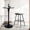 Levede 2x Round Bar Table Pub Tables Black-2018816908509450246
