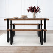 Levede Wooden Dining Sets 1XTable+2X-2006733279557980166