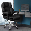 Levede Gaming Chair Office Computer Black No Footrest-2018816902662590470