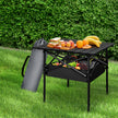 Levede Folding Camping Table Portable Black-2018816691739430918