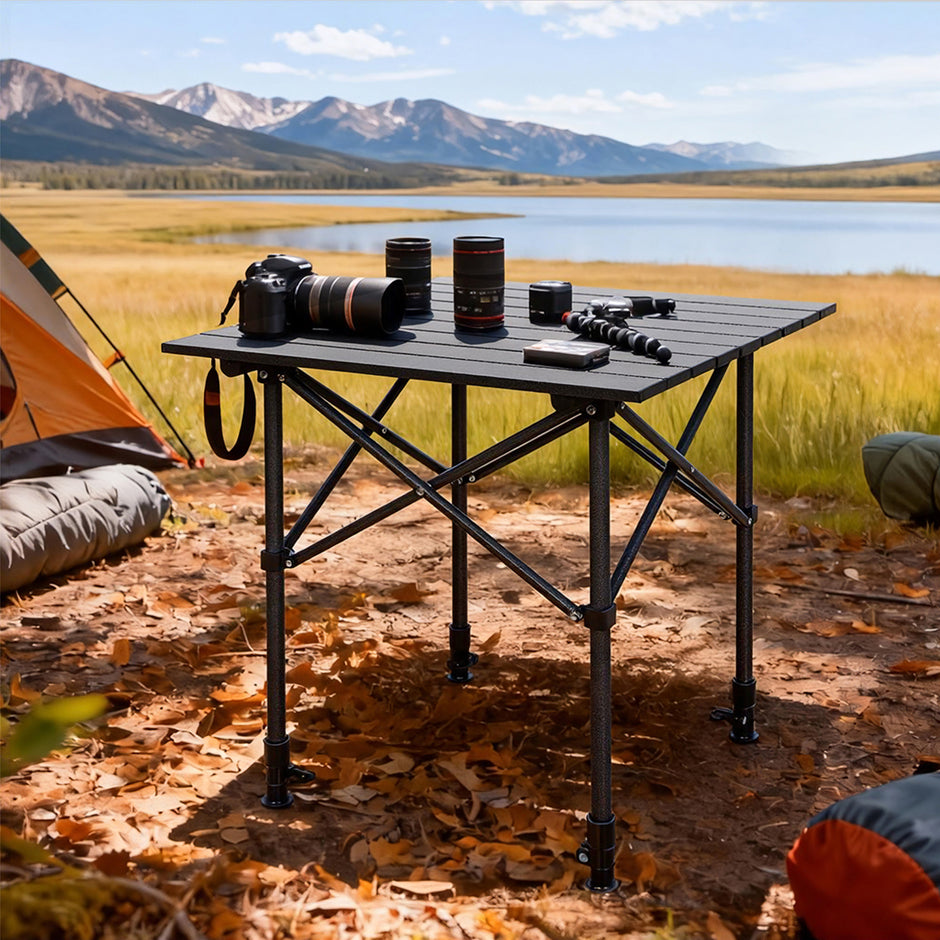 Levede Camping Table Folding Aluminum Portable BBQ Desk-2011971114842066950