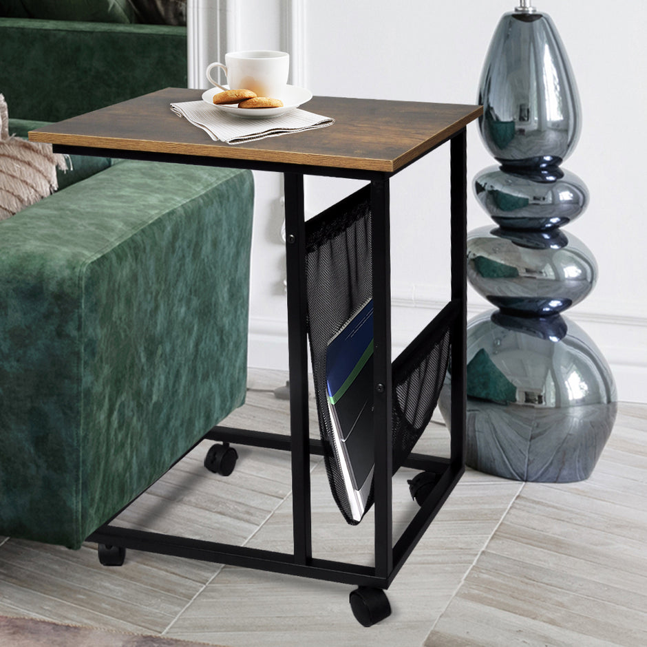 Levede Side Table Mobile Coffee Tables-2006733102445105158