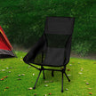 Levede Camping Chair Folding Outdoor Large Black-2018816670809853958
