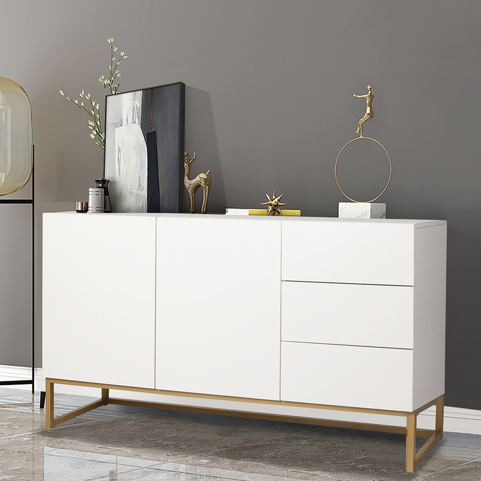 Levede Buffet Sideboard Storage Cabinet White-2006733268556320774
