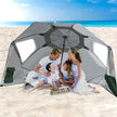 Mountview Beach Umbrella Outdoor Umbrellas Green 2.33M-2018816736517820422