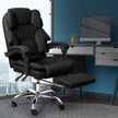 Levede Gaming Chair Office Computer Black Footrest-2018816911806173190