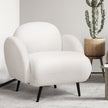 Levede Sofa Chair Fleece Upholstered Single White-2006732843727851526