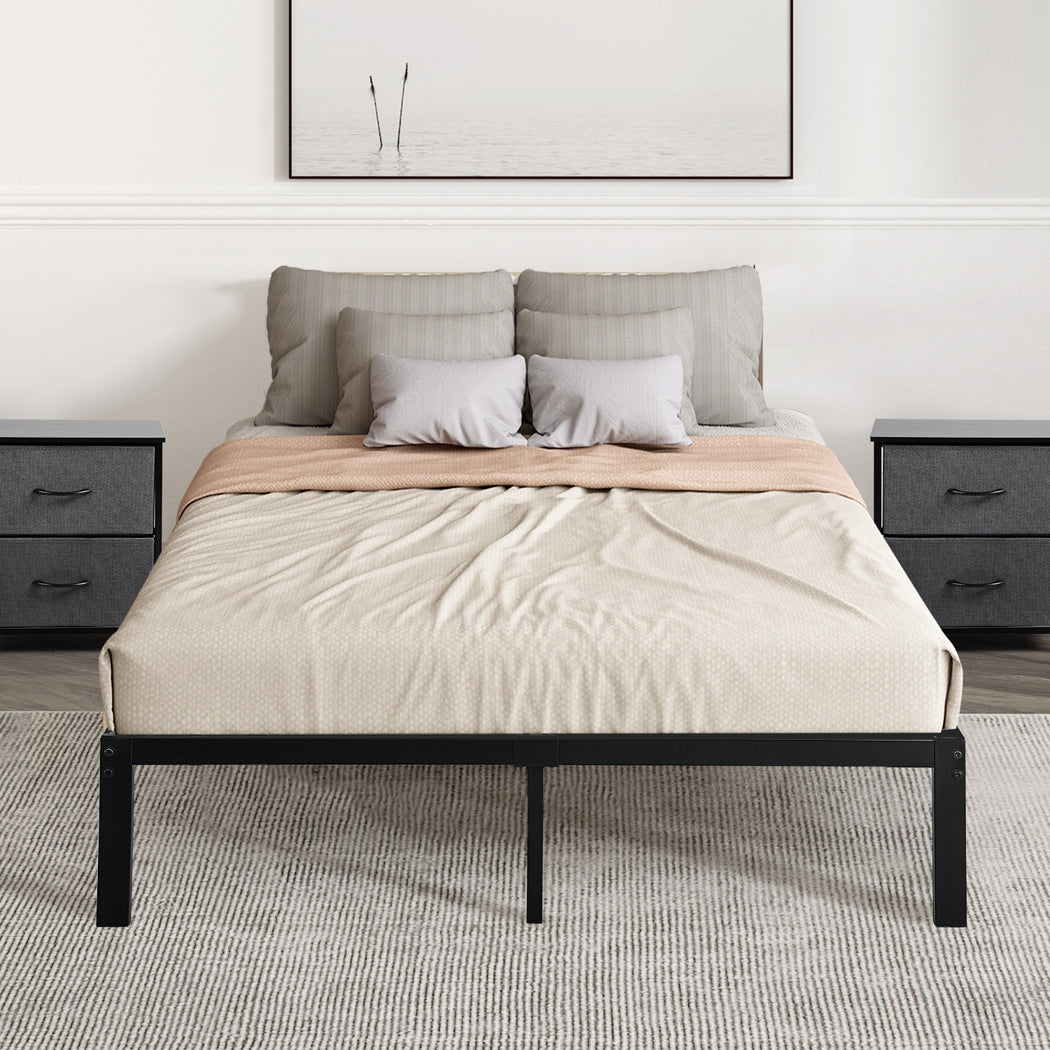 Levede Metal Bed Frame Heavy Duty Storage Space-2006732835452489734