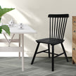 Levede 2x Dining Chairs Kitchen Winsor Black-2018816905514717190