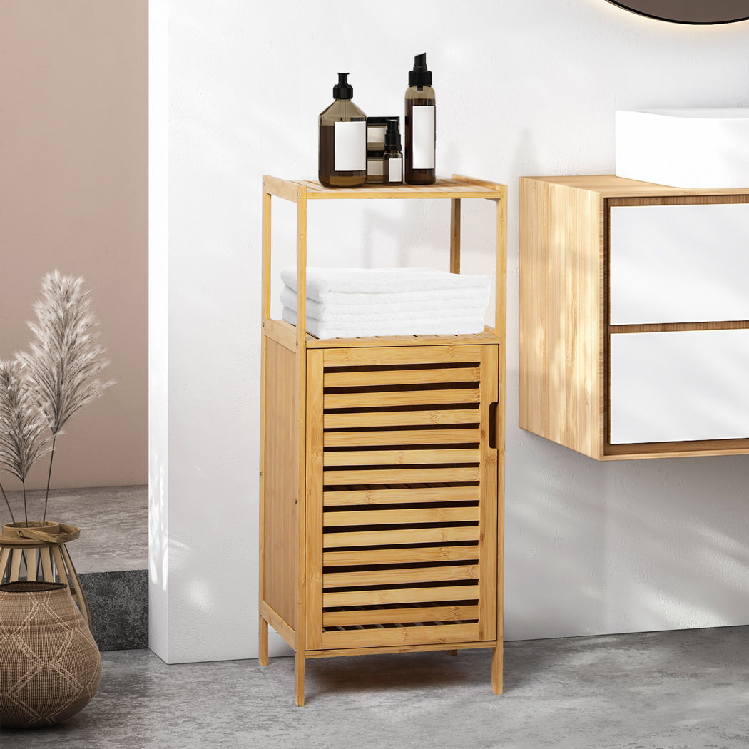 Levede  Bathroom Bamboo Storage Cabinet Natural-2006732840821198855