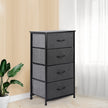Levede Storage Cabinet Tower Chest Dark Grey-2018816826695356423
