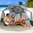 Mountview Beach Umbrella Outdoor Umbrellas Green 2.33M-2018816736517820423