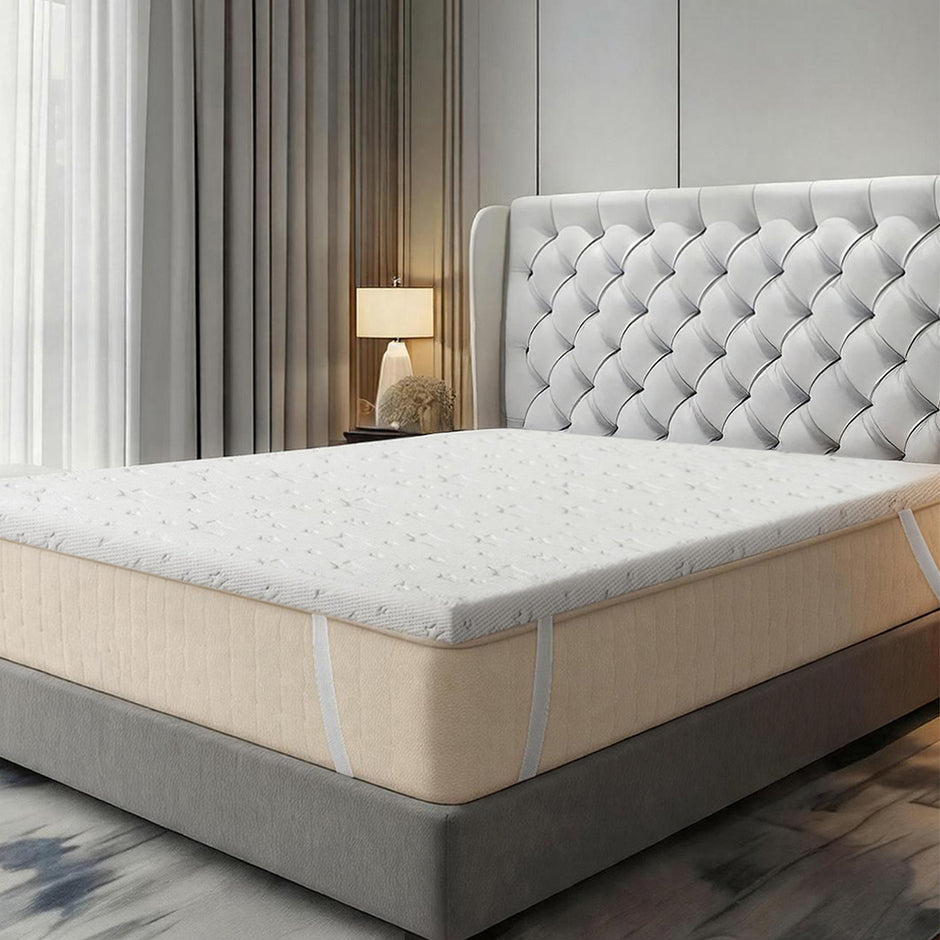 Dreamz Dual-Layer Memory Foam Mattress Topper Single-2017004948327370759