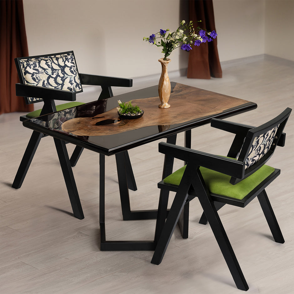 Levede 1X Dining Chair Retro Backrest Chair-2006732902380998663