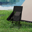 Levede Camping Chair Folding Outdoor Large Black-2018816670809853959