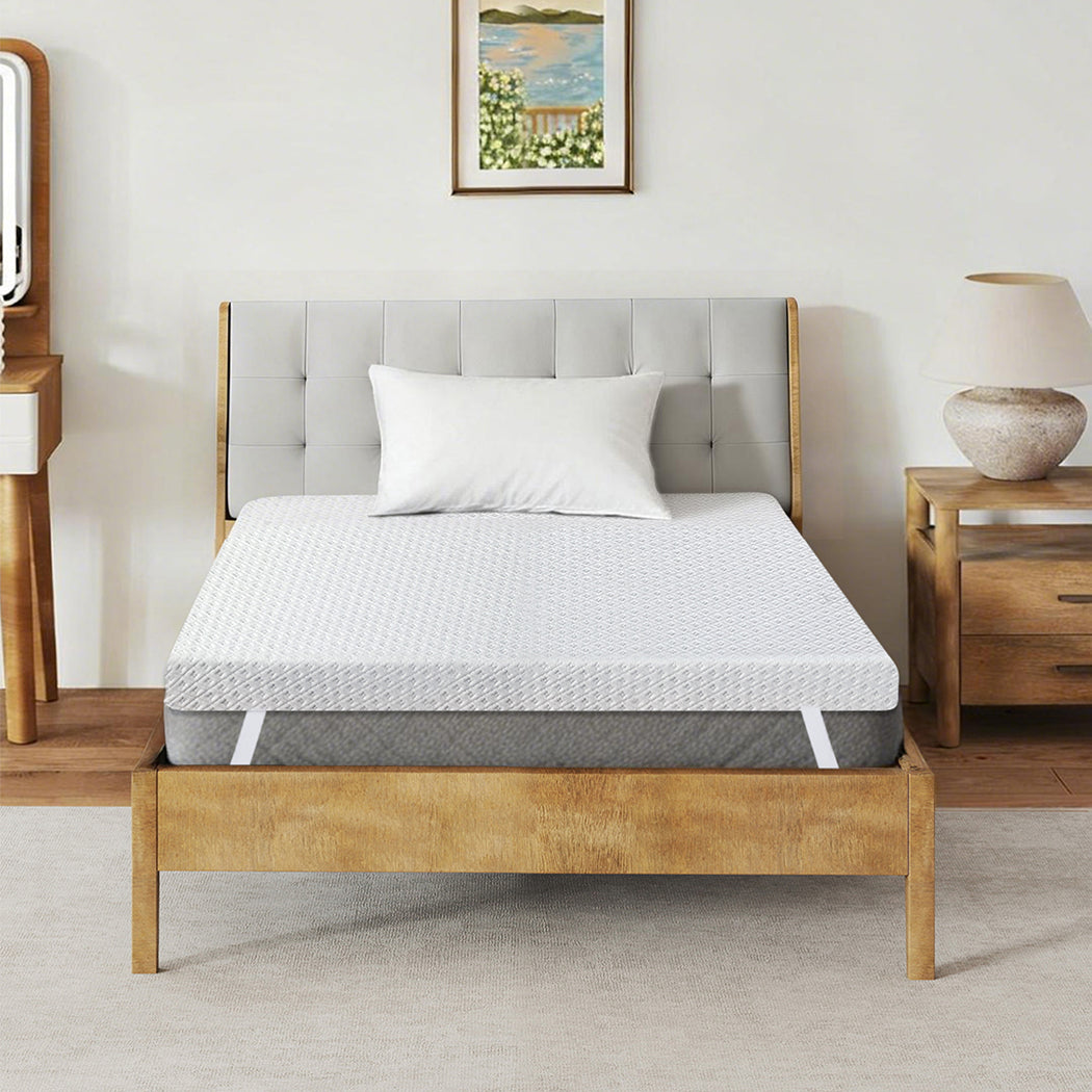 Dreamz Dual-Layer Memory Foam Mattress Topper 10cm-2017004948813910023