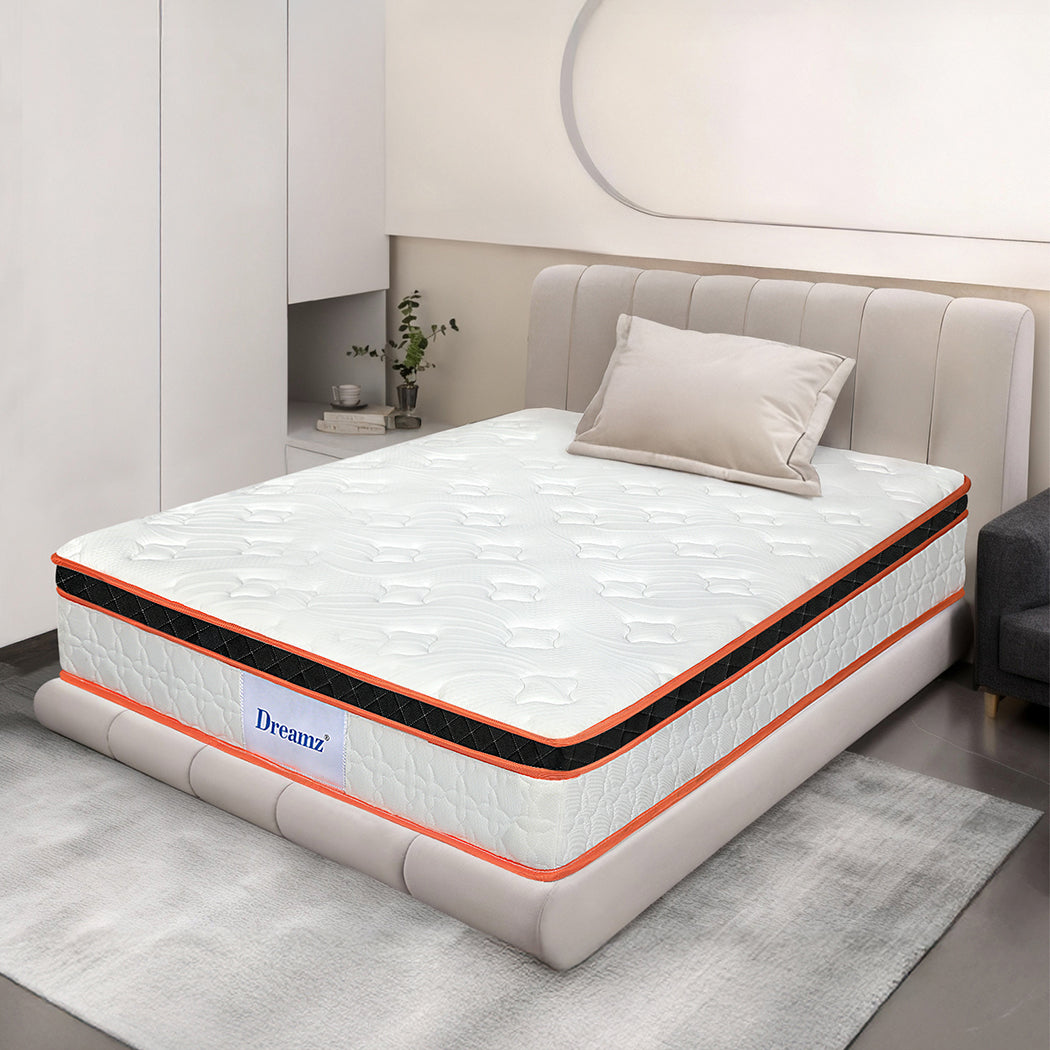 Dreamz 7 Zone Pocket Spring Mattress 26cm King Single-2006733416799801351