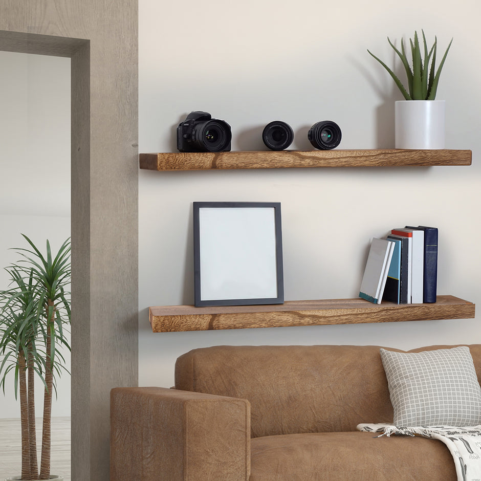 Levede 2Pcs Floating Shelves Wall Mounted Large-2006733235157078023