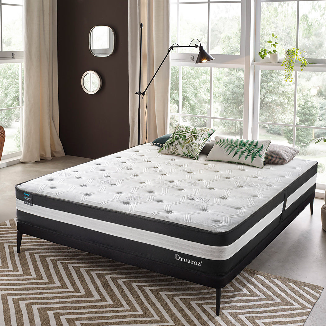 Dreamz Kingsingle Cooling Mattress 5 Zone 25cm King Single-2006733095637749767