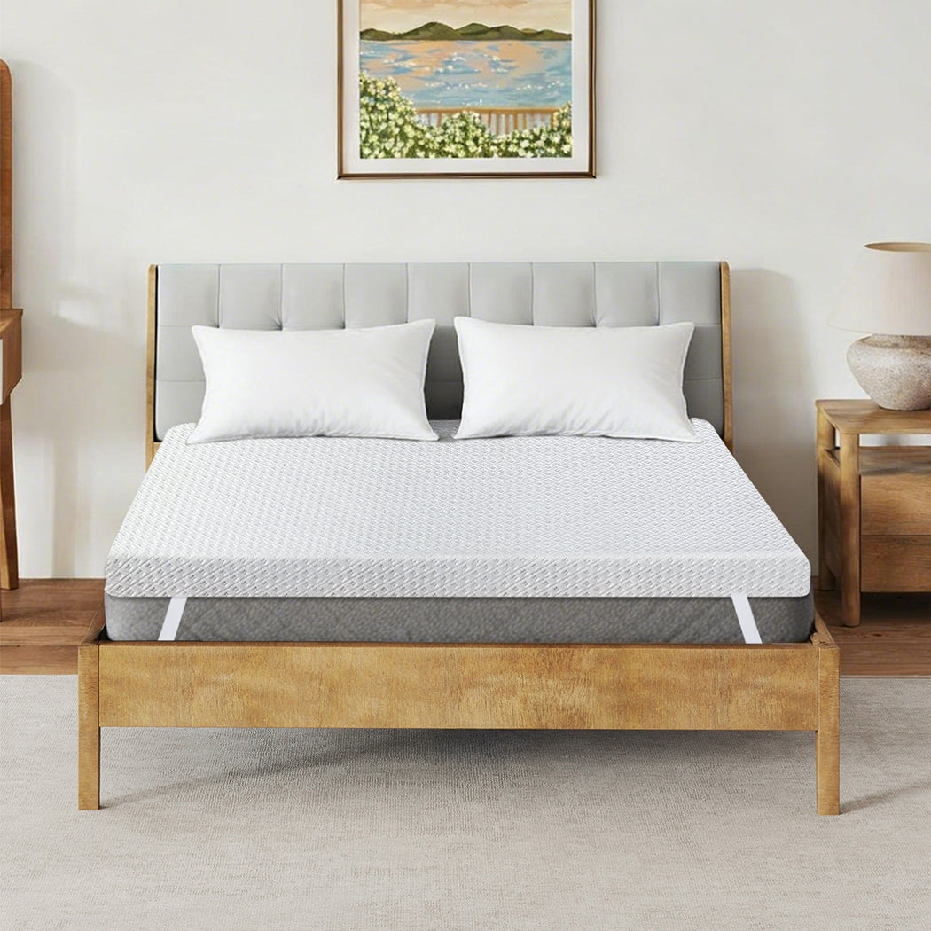 Dreamz Dual-Layer Memory Foam Mattress Topper 10cm-2017004948977487879
