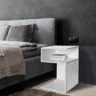 Levede 1xBedside Tables Drawers Side White-2006733102113755143