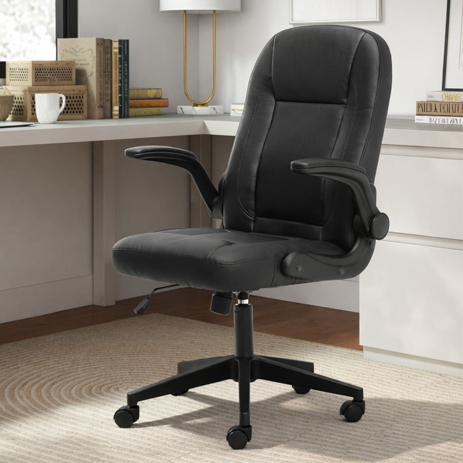 Levede Executive Office Chair Work PU Leather Seat-2018816846551191559