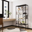 Stacked Glass Display Cabinet Steel 4 Tier 160cm-2006732866213515271