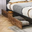 Levede 4 Queen Bed Frame Storage Drawers-2018816884425756678