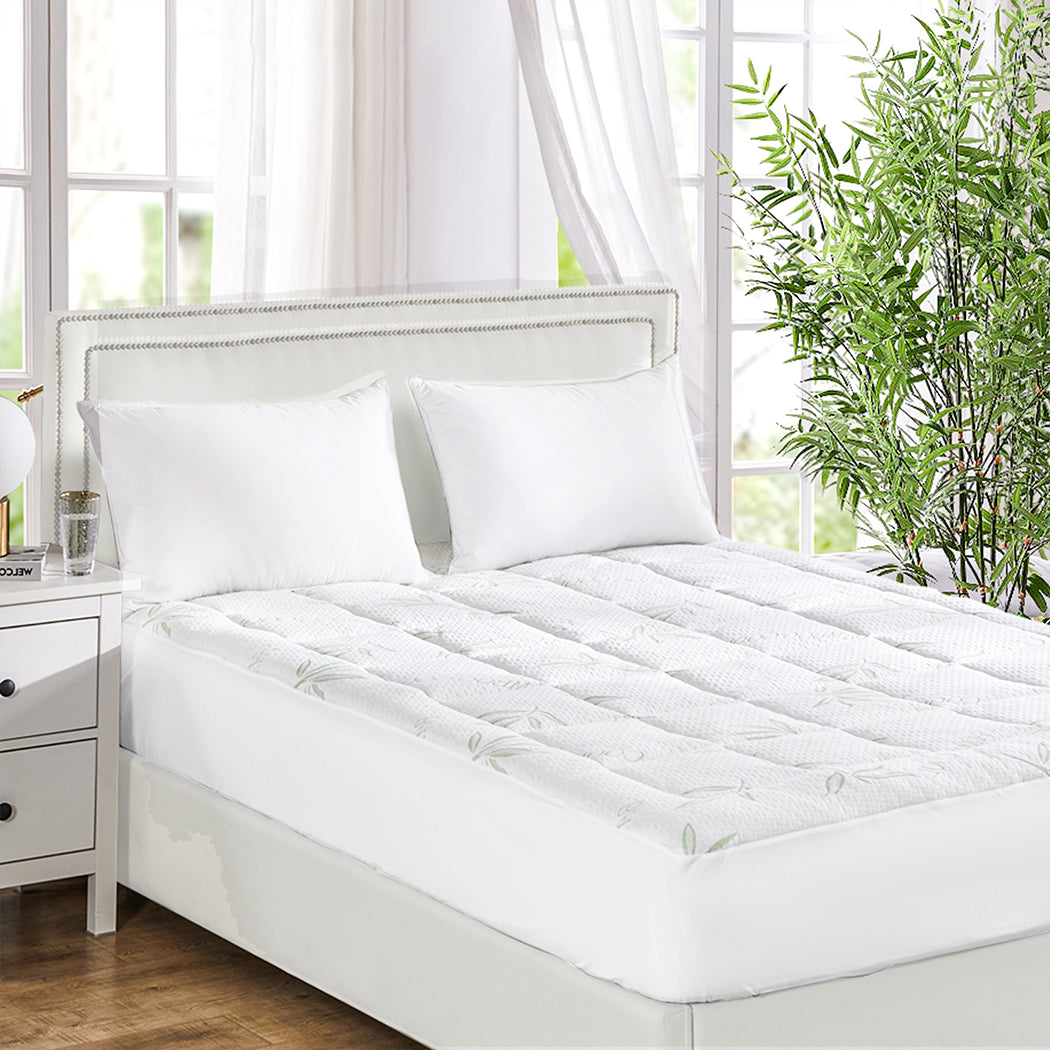 Dreamz Bamboo Pillowtop Mattress Topper Single-2006733099244851207